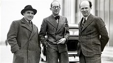 Při návštěvě Zlína v roce 1935 se Le Corbusier (uprostřed) setkal i s jinými... Při návštěvě Zlína v roce 1935 se Le Corbusier (uprostřed) setkal i s jinými...
