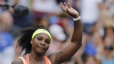 Americká tenistka Serena Williamsová po vítzném duelu s krajankou Madison...