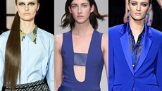 Modré odstíny najdete napříč kolekcemi v mnoha podobách. Od jemných „baby blue“... Modré odstíny najdete napříč kolekcemi v mnoha podobách. Od jemných „baby blue“...