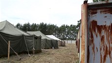 Stanový tábor postavili v Potorné zaátkem záí.