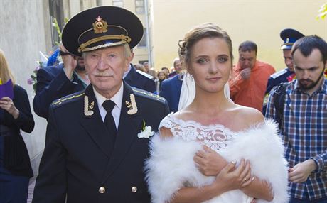 Ivan Krasko a Natalia evelová (Petrohrad, 9. záí 2015)