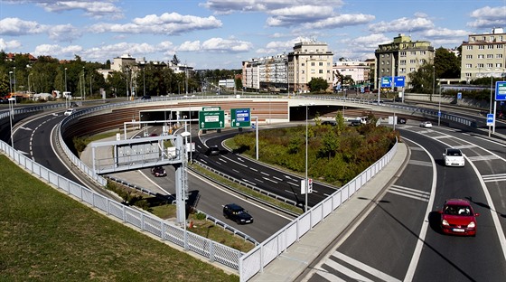 Tunel Blanka se otevel pro idie (19. záí 2015)