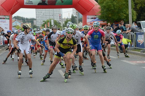 Závod LifeInLine Tour na Rohanském nábeí.