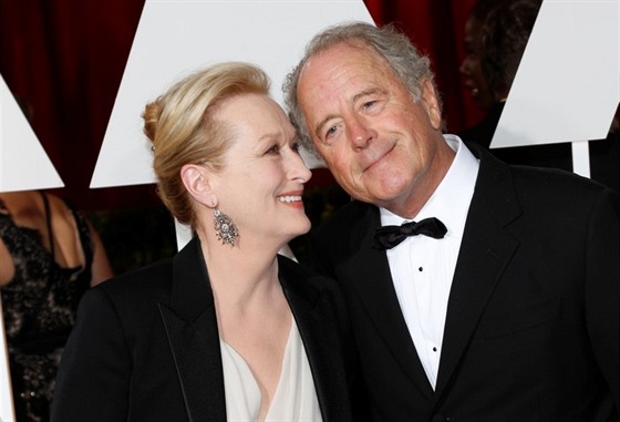 Meryl Streepová a Don Gummer (Los Angeles, 22. února 2015)