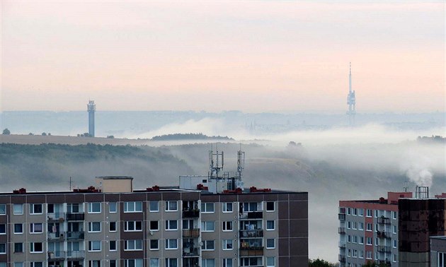 Mlhavé ráno na Barrandov