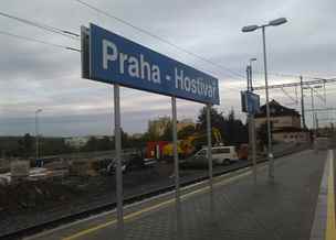 Modernizace koridoru zatím skonila ve stanici Praha - Hostiva.