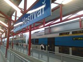 Na nádraí Praha - Hostiva je pístupné jedno nové nástupit.