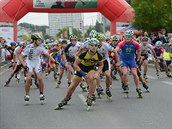 Závod LifeInLine Tour na Rohanském nábeí.