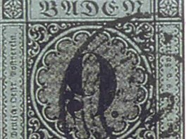 Bádenský chybotisk 9 Kr z roku 1858, prodán roku 2008 za 1 300 000 eur.