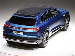 Audi e-tron Quattro na prezentaci koncernu Volkswagen na letoním roníku...