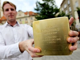 Dalí tyi kameny zmizelých, zvané také Stolpersteine, pibyly ve tvrtek v...