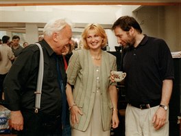 Petr Haniinec, Elika Balzerová a Tomá Töpfer