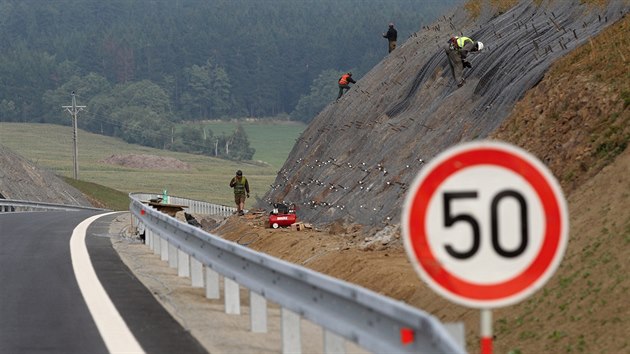 Do konce z bude poteba jet nkolik drobnost na obchvatu Pseky dodlat.