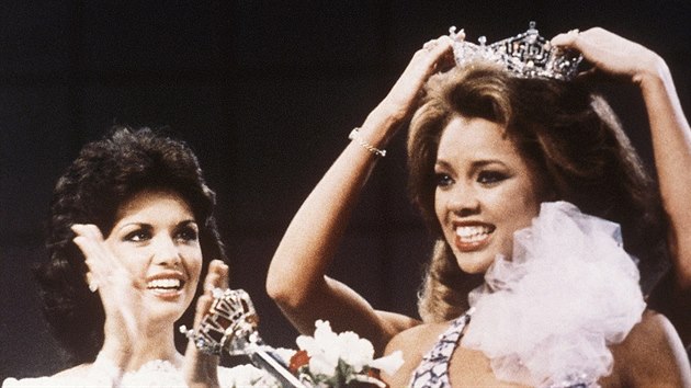 Vanessa Williamsov se stala Miss America 1984 (Atlantic City, 17. z 1983).