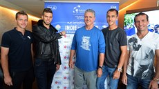 Čeští tenisté před odletem do Indie na baráž o účast ve Světové skupině... Čeští tenisté před odletem do Indie na baráž o účast ve Světové skupině...