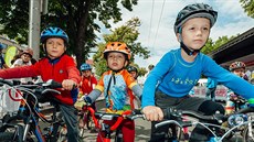 Dtské závody odstartovaly cyklistickou Velkou cenu msta Hradec Králové