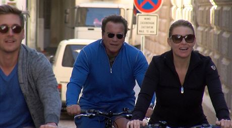 Arnold Schwarzenegger v Praze (29. 9. 2015)
