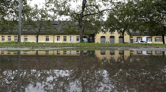 Pístavek bývalého koncentraního tábora v Dachau, který byl pestavn na...