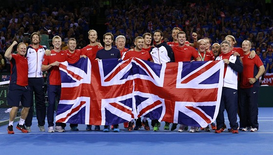 Britské oslavy v Davis Cupu