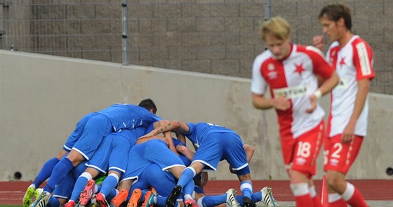 Celkem tyikrát se mohli fotbalisté Ústí nad Labem radovat z gólu v zápase se...