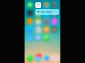 3D Touch: kontextov nabdka Kalende.