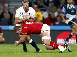 SOUBOJ RVK Anglick kapitn Chris Robshaw se sna projt pes Dana...