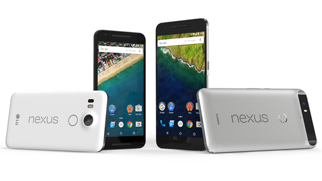 LG Nexus 5X a Huawei Nexus 6P