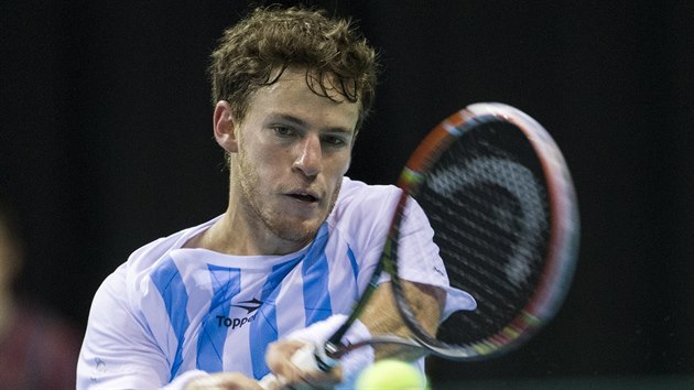 Diego Schwartzman v semifinle Davis Cupu.