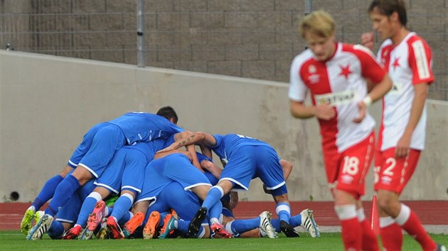 Celkem tyikrát se mohli fotbalisté Ústí nad Labem radovat z gólu v zápase se...