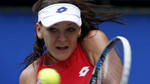 Agnieszka Radwask ve finle tokijskho turnaje Pan Pacific Open