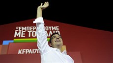 Alexis Tsipras oslavuje vítězství Syrizy (21. září 2015) Alexis Tsipras oslavuje vítězství Syrizy (21. září 2015)