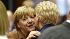 Nmecká kancléka Angela Merkelová na summitu k migraní krizi v Bruselu (23....