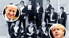 Britský premiér David Cameron (nahoře) a londýnský starosta Boris Johnson na... Britský premiér David Cameron (nahoře) a londýnský starosta Boris Johnson na...