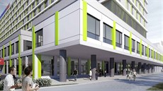 Takto by ml vypadat nový pavilon chirurgie v areálu Fakultní nemocnice v Plzni...