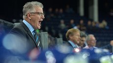 Marc Crawford, trenér hokejistů Curychu. Marc Crawford, trenér hokejistů Curychu.