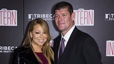 Mariah Carey a její snoubenec James Packer (New York, 21. záí 2015)
