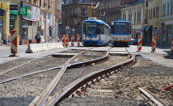 Za poslední dva roky Ostrava opravila velkou ást Nádraní ulice.