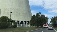 V elektrárně v Horních Počaplech hořela střecha kotelny, tři lidé se nadýchali... V elektrárně v Horních Počaplech hořela střecha kotelny, tři lidé se nadýchali...