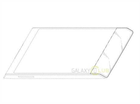 Patent Samsungu s dole zaobleným displejem