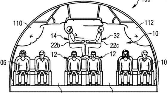 Patent na nové eení sedadel cestujících v letadlech Airbus