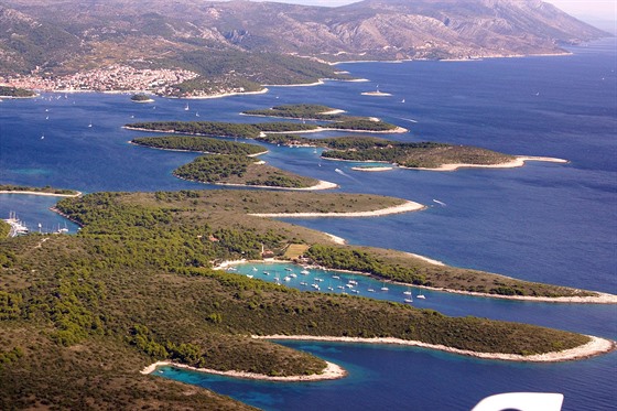 Severní ást ostrova Mljet, Chorvatsko