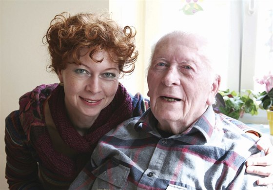 Kateina Milerová s otcem Zdekem Milerem.