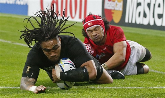 Momentka z utkání Nový Zéland - Tonga