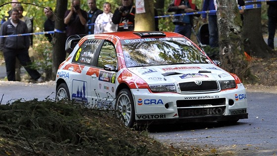 Karel Trnný a Václav Pritzl  na Rallye Klatovy. ...