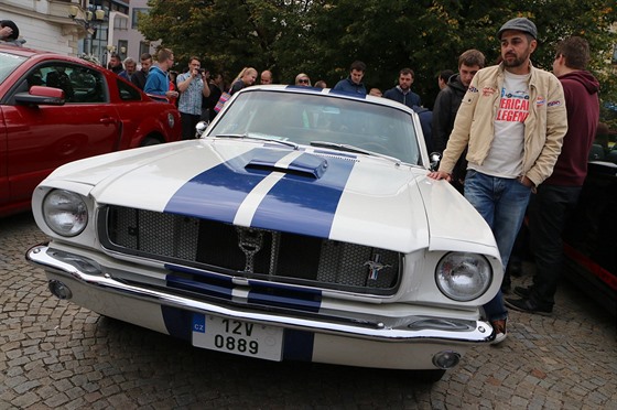Pavel Roubínek pedstavil nejstarí sériov vyrábný Ford Mustang ve Vykov.