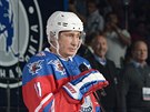 Vladimir Putin oslavil 63. narozeniny hokejem (7. íjna 2015)