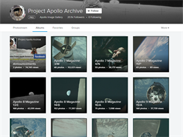 Pes 8400 starých i nových fotografií z misí Apollo 7 a 17 je nyní voln k...