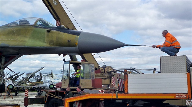 Stíhací letoun MiG-29.