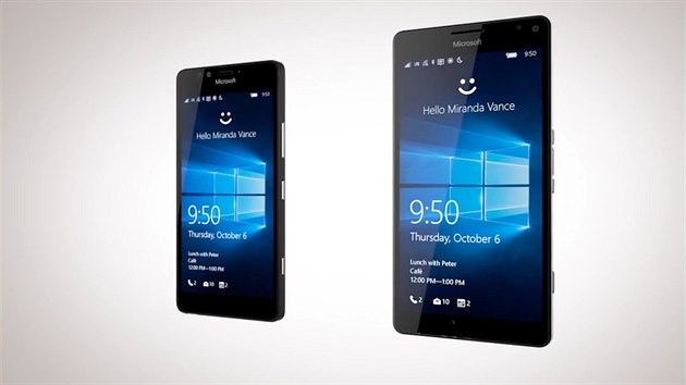 Nov Microsoft Lumia 950 a 950 XL