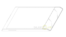 Patent Samsungu s dole zaobleným displejem